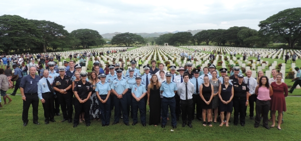 NSW Police Bomana Cemetery ANZAC Trek 2014