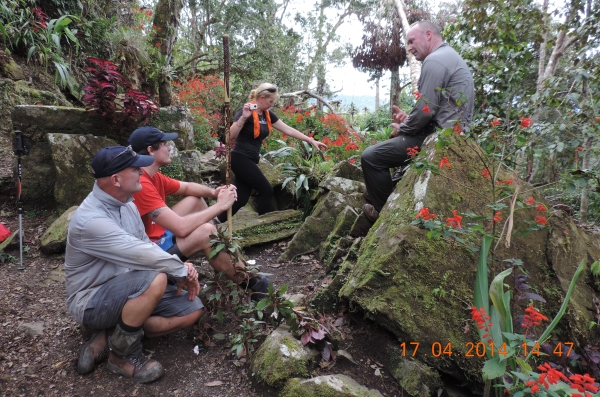 Cons Rock on Kokoda Track ANZAC Trek 2014